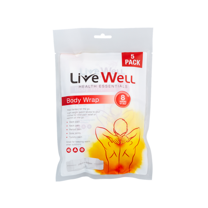 Live Well Body Wrap Instant Heat Patches