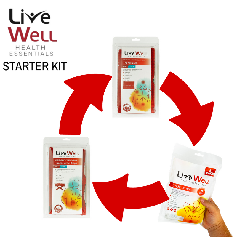 Live Well Health Essentials Hot and Cold Therapy Starter Kit