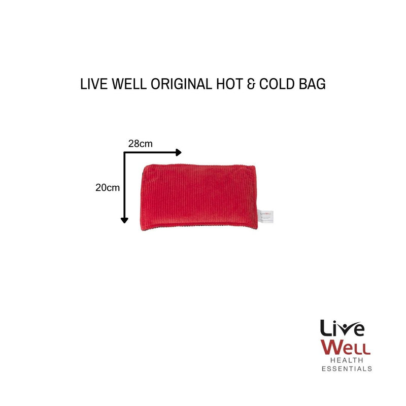 Live Well Health Essentials Original Hot & Cold Therapy Bag Dimensions